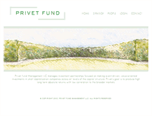 Tablet Screenshot of privetfund.com